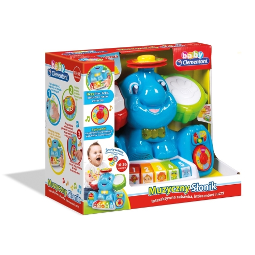 Interaktywny Muzyczny Słonik Clementoni 60958